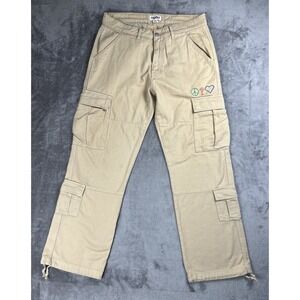 Guess‎ x J Balvin Cargo Pants Men's 31 2022 Love Peace Ripstop Skater Y2K